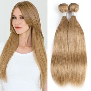 High Quality Human Hair Extensions Color #27 Straight 16" inches